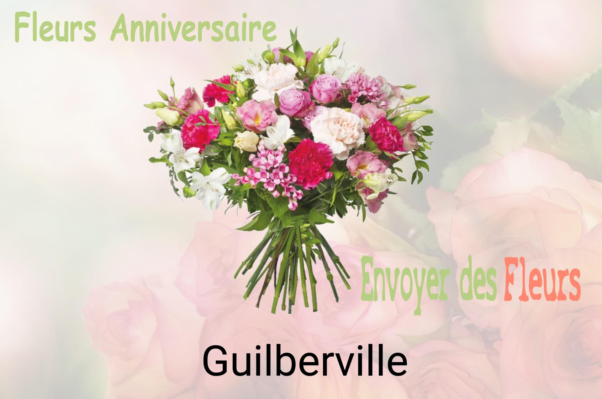 Bouquet de fleurs d’anniversaire livré à Guilberville